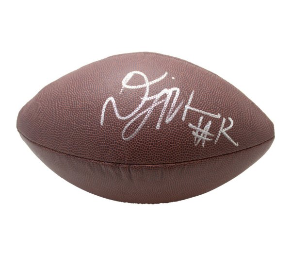 carolina panthers team autographed football