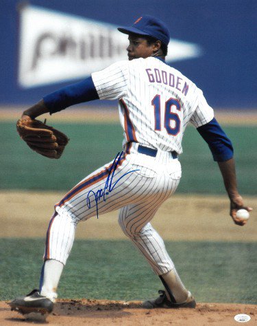 Dwight 'Doc' Gooden Autographed New York Mets Pitch Release