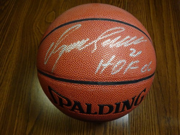 Dominique Wilkins Autographed Signed Hof 06 Spalding Indoor