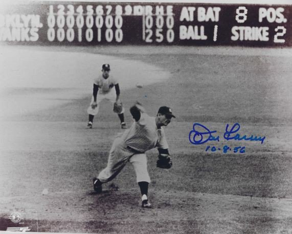 Don Larsen autographed signed inscribed jersey MLB New York Yankees PSA COA