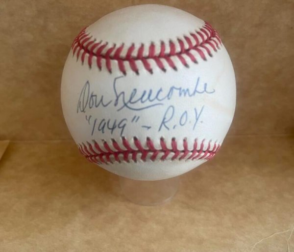 Don Newcombe Signed Autographed Baseball Card 1988 Pacific Legends