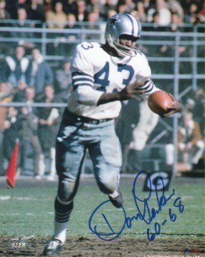 Don Perkins Autographed Signed Dallas Cowboys 8x10 Photo 60-68