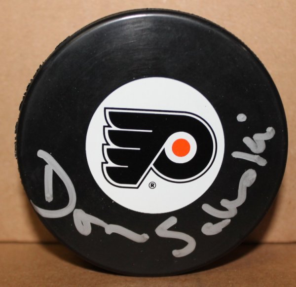 Don Saleski Philadelphia Flyers Autographed Signed Puck