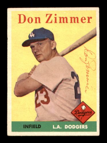 Don Zimmer Jersey - 1955 Brooklyn Dodgers Home Throwback Baseball Jersey