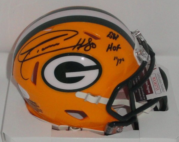 Donald Driver Packers Signed Autographed Non-Speed Mini Helmet – E