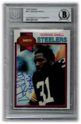 donnie shell autographed jersey
