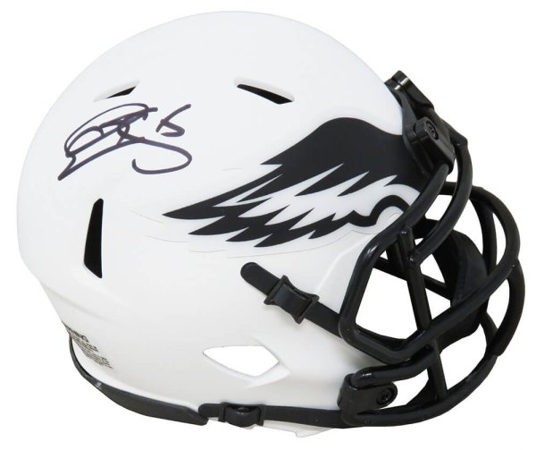 Donovan McNabb Autographed Philadelphia Eagles Flash Replica Full-Size  Football Helmet - BAS (White Ink)