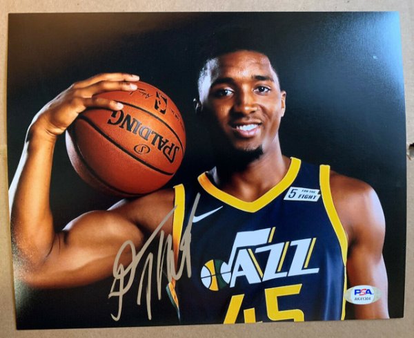donovan mitchell signed jersey