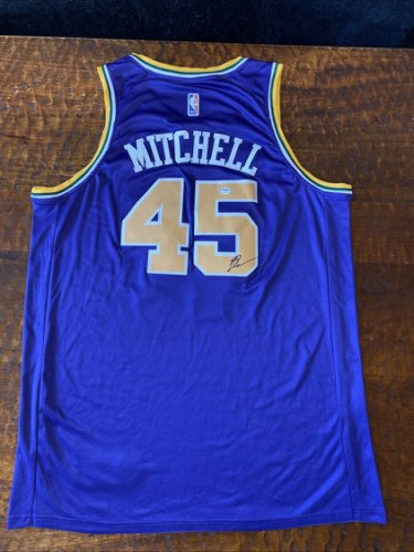 donovan mitchell signed jersey