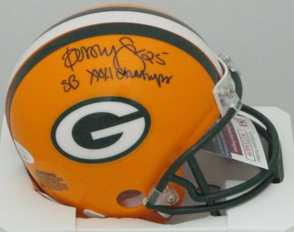 DORSEY LEVENS PACKERS NAMEPLATE AUTOGRAPHED SIGNED FOOTBALL-HELMET-JERSEY-PHOTO 