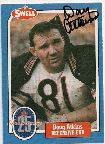 Autographed DOUG ATKINS 8x10 Chicago Bears Photo