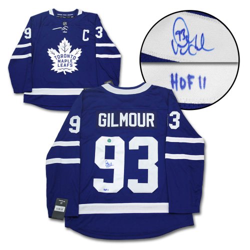 Doug Gilmour Autographed White Toronto Maple Leafs Jersey at 's  Sports Collectibles Store
