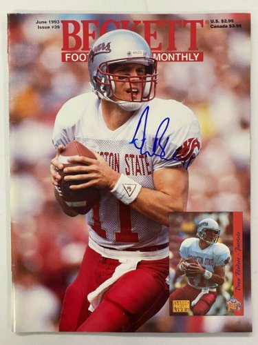 Drew bledsoe signed football Clearance