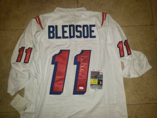 drew bledsoe signed jersey