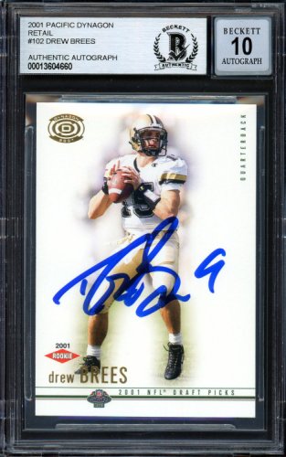 Drew Brees Autographed Signed 2022 Leaf Pro Set Sports Base Auto #PSA-Db3  Auto