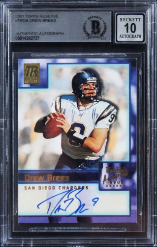 DREW BREES AUTOGRAPHED NEW ORLEANS SAINTS FRAMED JERSEY SUEDE BECKETT COA