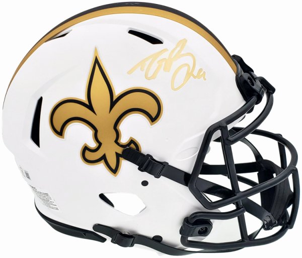 Drew Brees Signed New Orleans Saints Speed Authentic White Matte NFL H –  SPORTSCRACK