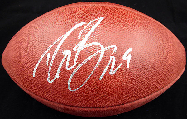 drew brees signed football