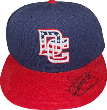 Drew Storen Autographed Signed Washington Nationals New Era Authentic Collection Fitted Cap- JSA Hologram #HH18410