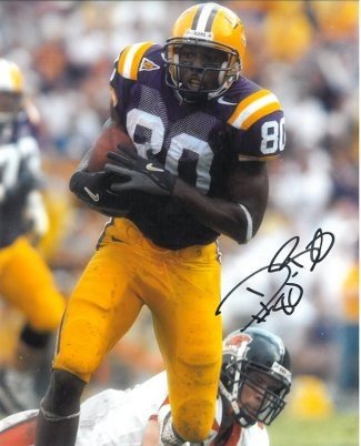 Dwayne Bowe Autographed Signed LSU Tigers 8x10 Photo (purple