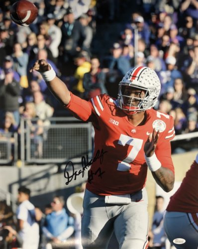 Dwayne Haskins Ohio State Quarterback Signed Autograph Rookie 