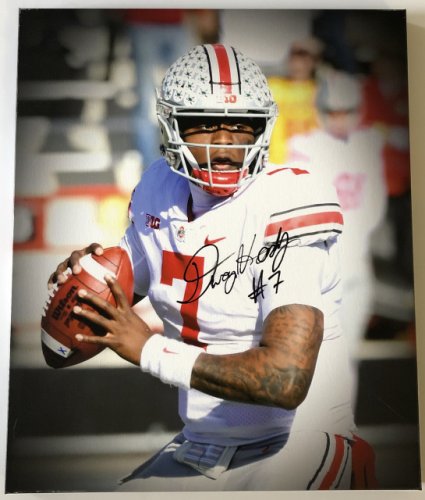 Dwayne Haskins Autographed Supergrip Football - JSA Authentic