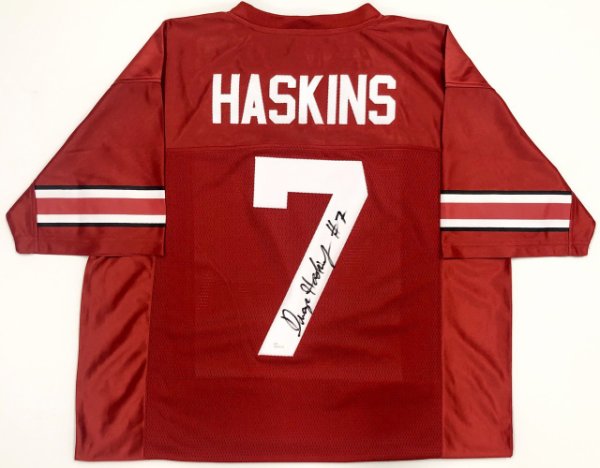 Dwayne Haskins Ohio State Buckeyes Autographed Signed OFFICIALLY LICENSED Jersey - JSA Witness Authentic