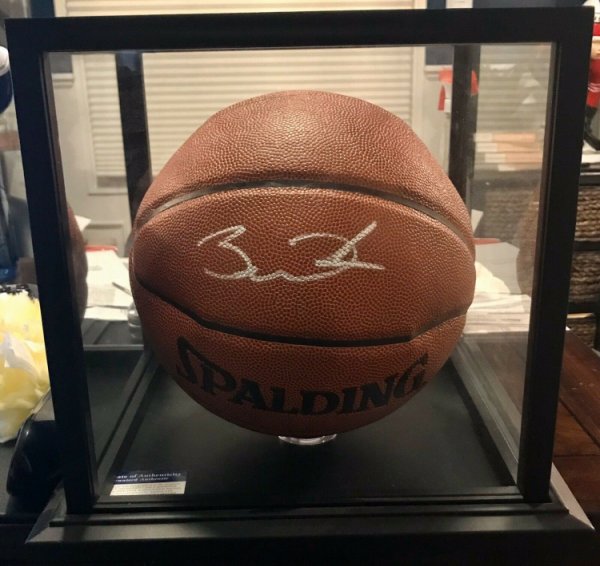 Dwayne Wade Autographed Signed Nba Basketball Psa Dna With Glass