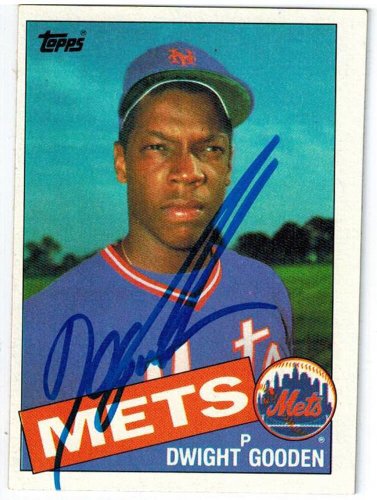 Dwight Gooden autographed card