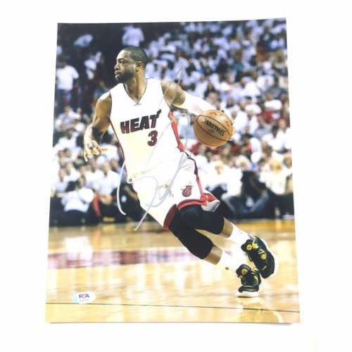 Dwyane Wade Autographed Signed 11X14 Photo PSA/DNA Miami Heat
