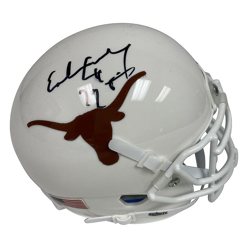 Earl Campbell Houston Oilers Autographed Light Blue Mitchell