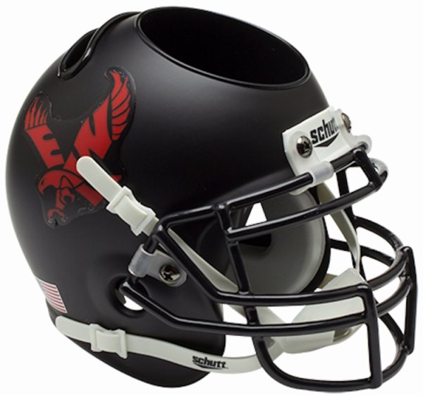 Eastern Washington Eagles Miniature Football Helmet Desk Caddy Matte Black