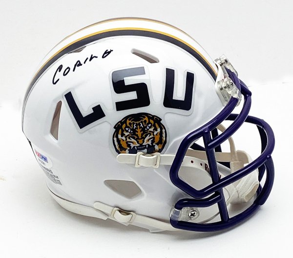 Autographed LSU Tigers Mini Helmets Signed Mini Helmets
