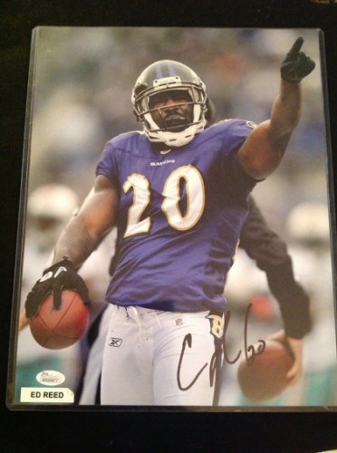 ed reed signed jersey