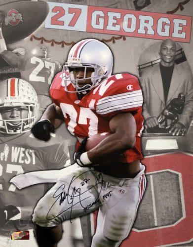Eddie George Ohio State Buckeyes 16-11 16x20 Autographed Signed Photo - Certified Authentic