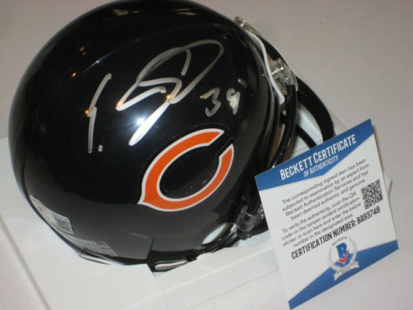 Eddie Jackson Chicago Bears Autographed Signed 2019 Pro Bowl Full Size Helmet 