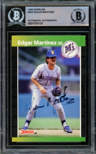 Edgar Martinez Autographed Seattle Mariners Nike Cooperstown