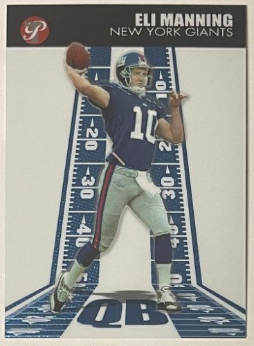 Eli Manning 2004 Topps Pristine Rookie Card (RC) #87 (New York Giants)