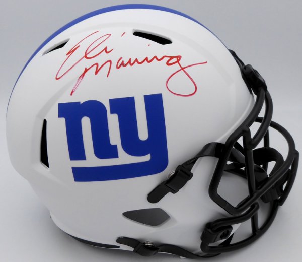 Eli Manning Autographed and Framed White Giants Jersey