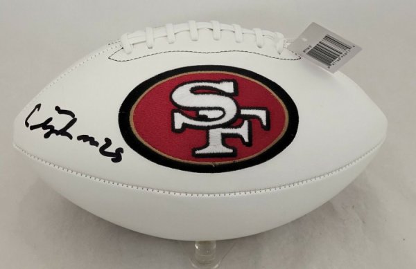 Dwight Clark 49ers hand painted & signed The Catch jersey w/PSA DNA holo