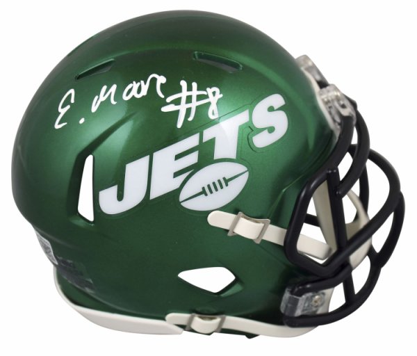 Elijah Moore Autographed New York Jets Flash Mini Helmet Beckett – Denver  Autographs