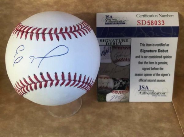 Eloy Jimenez Signed Autographed Black Baseball Jersey with JSA COA -  Chicago White Sox Great - Size XL