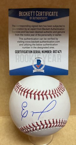 Eloy Jimenez Autographed MLB Debut 3/28/19 Chicago White Sox Nike Ho
