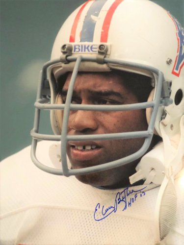 Elvin Bethea Houston Oilers Signed Custom Jersey