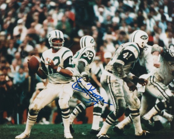 Emerson Boozer Autographed 8x10 Photo New York Jets JSA