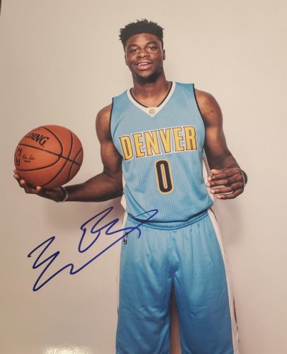 Emmanuel Mudiay Autographed Signed 11X14 Denver Nuggets Photo - Autographs