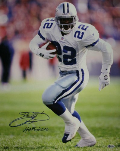 emmitt smith signed football