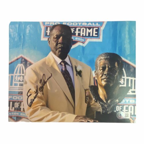 Emmitt Thomas Signed Kansas City Chiefs Action 8x10 Photo w/HOF'08