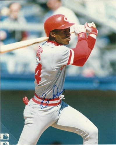 Reds Hall of Fame: Eric Davis Autographed/Worn 1990 Reunion Jersey