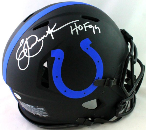 Eric Dickerson Autographed Signed Colts Fs Eclipse Speed Authentic Helmet HOF-Beckett W Sil